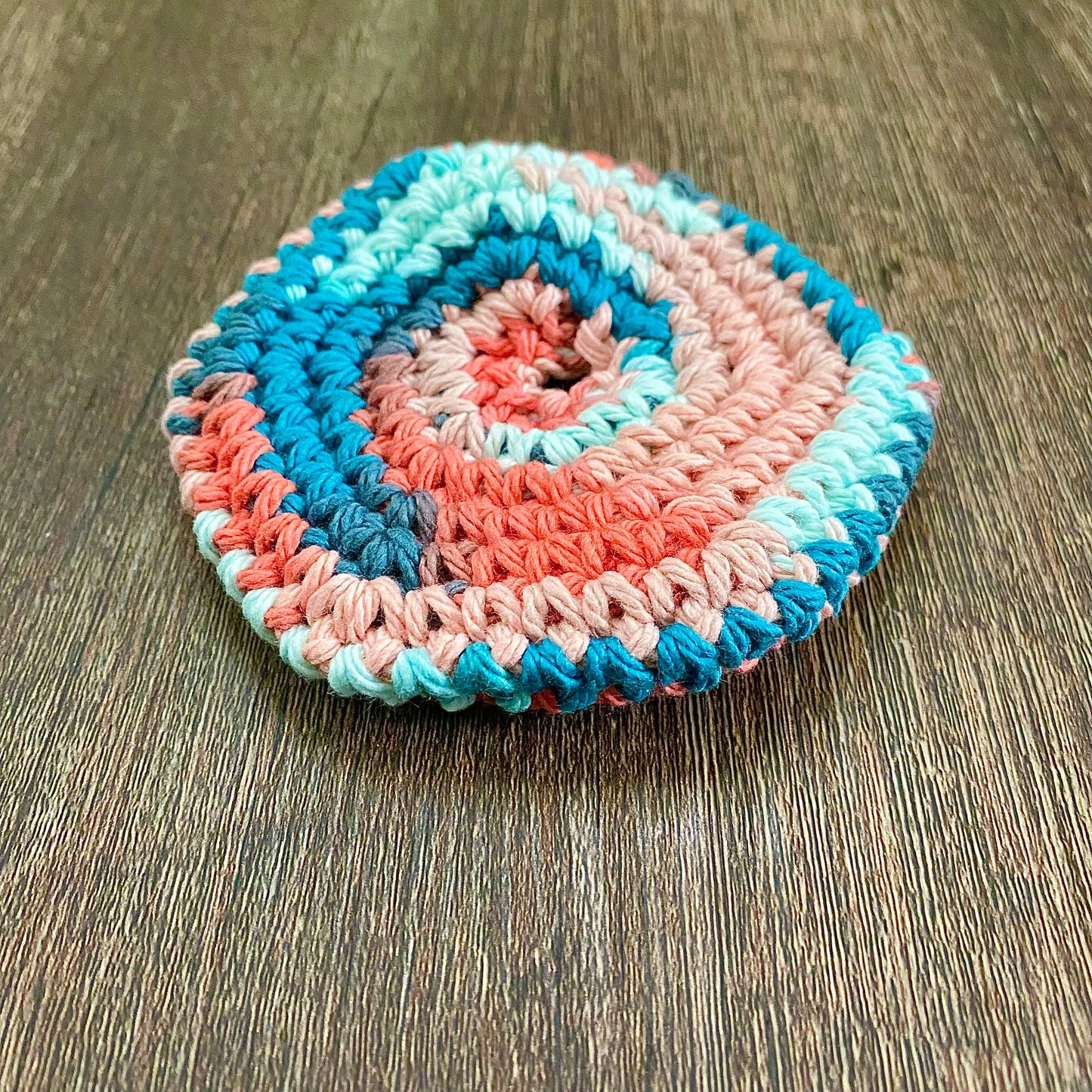 Coral Sea Ombre Marble Pusher Fidget