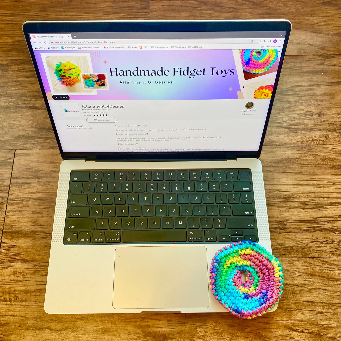 Psychedelic Marble Pusher Fidget