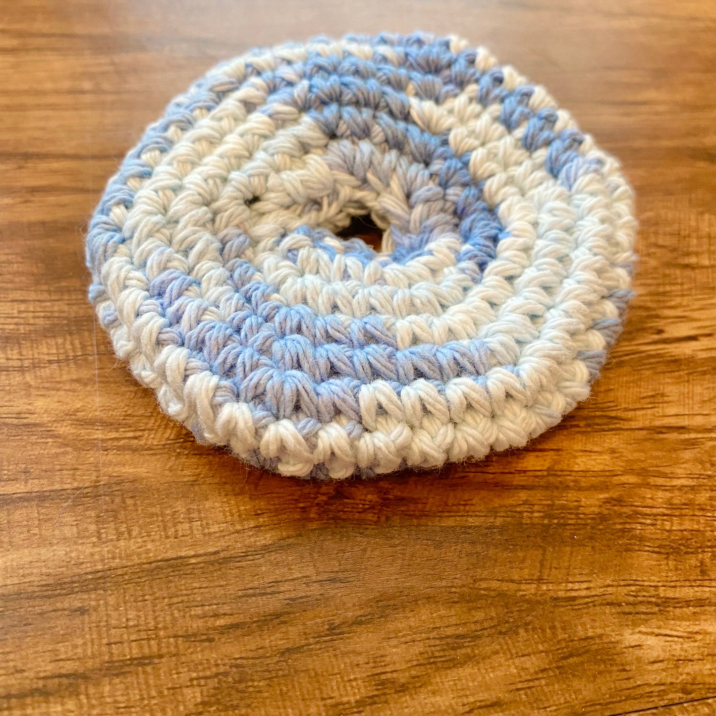 Faded Denim Marble Pusher Fidget
