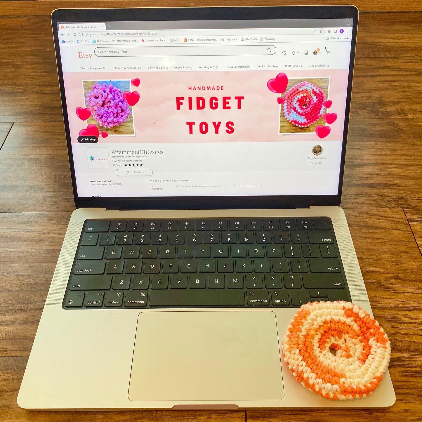Poppy Marble Pusher Fidget